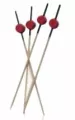 Brochette rouge et noir 120mm